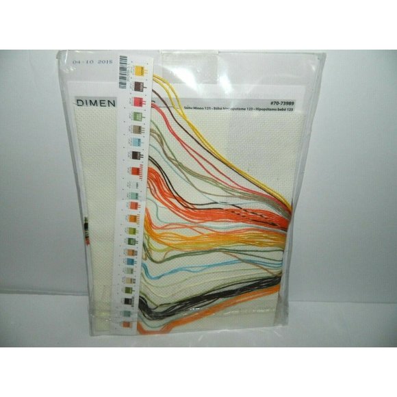 Dimensions Baby Hippo 123 Counted Cross Stitch 70-73989 New In Package - Picture 8 of 8